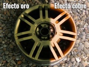 Diferencia entre el efecto cobre y efecto oro plastidip