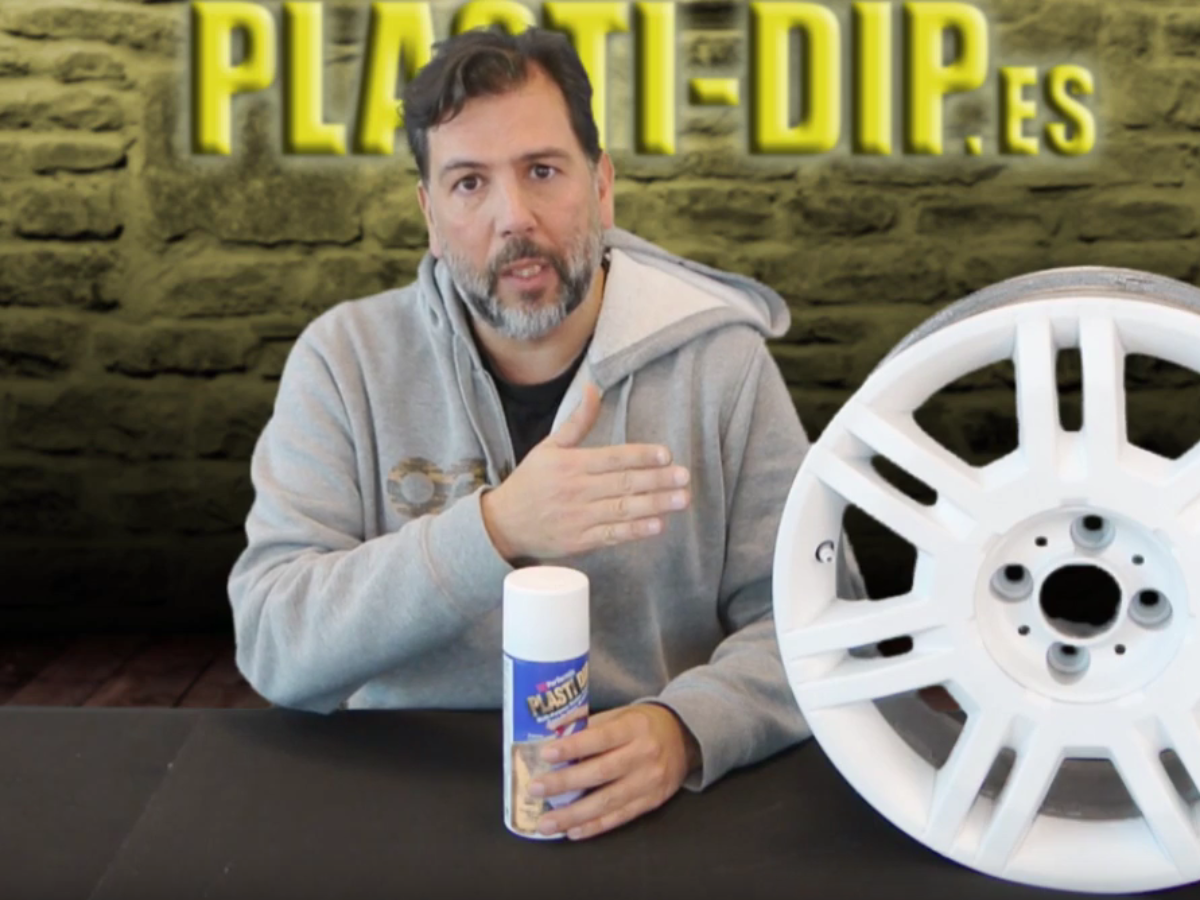 Spray vinilo líquido plastidip para pintar llantas de coche