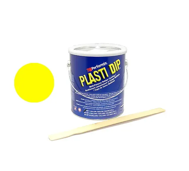 Plastidip Goma Líquida Amarillo Mate (3Kg/3.78L) formato USA