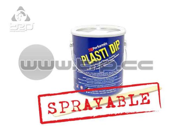 Plastidip Efecto Acabado Brillo Metal Plata (3Kg/3.78L) Sprayab