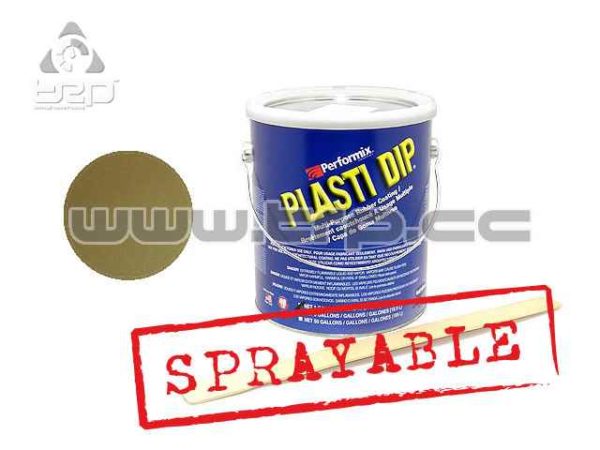 Plastidip Efecto Acabado Brillo Metal Oro (3Kg/3.78L) Sprayable