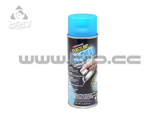 Plastidip Goma protectora Spray AZUL Resplandor (Glow)
